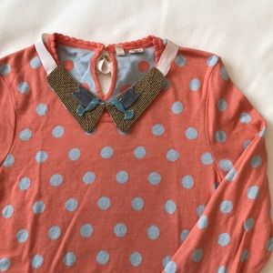 ❌SOLD❌ Anthro Polka Dot Sweater